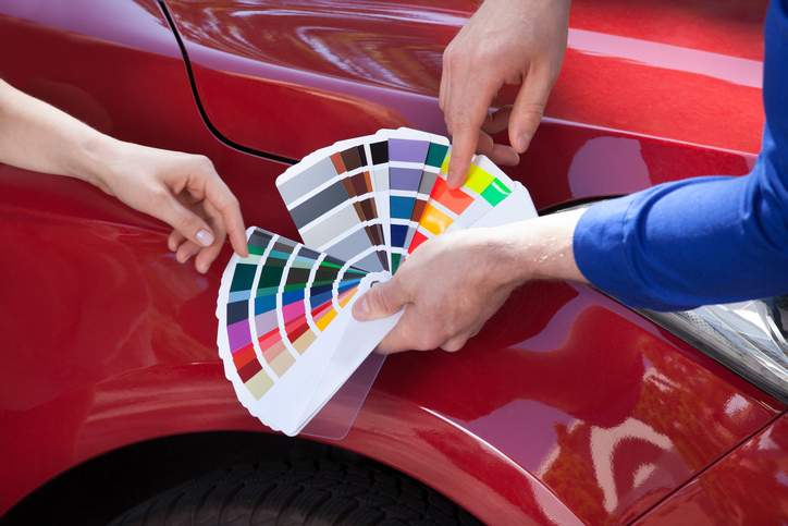 Pintura por código de colores coches: ¿cómo hallarla tu coche?